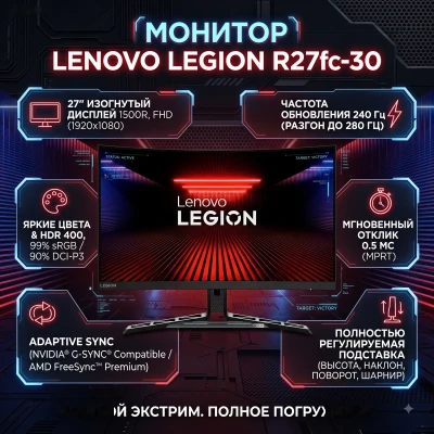 Монитор Lenovo Legion R27fc-30